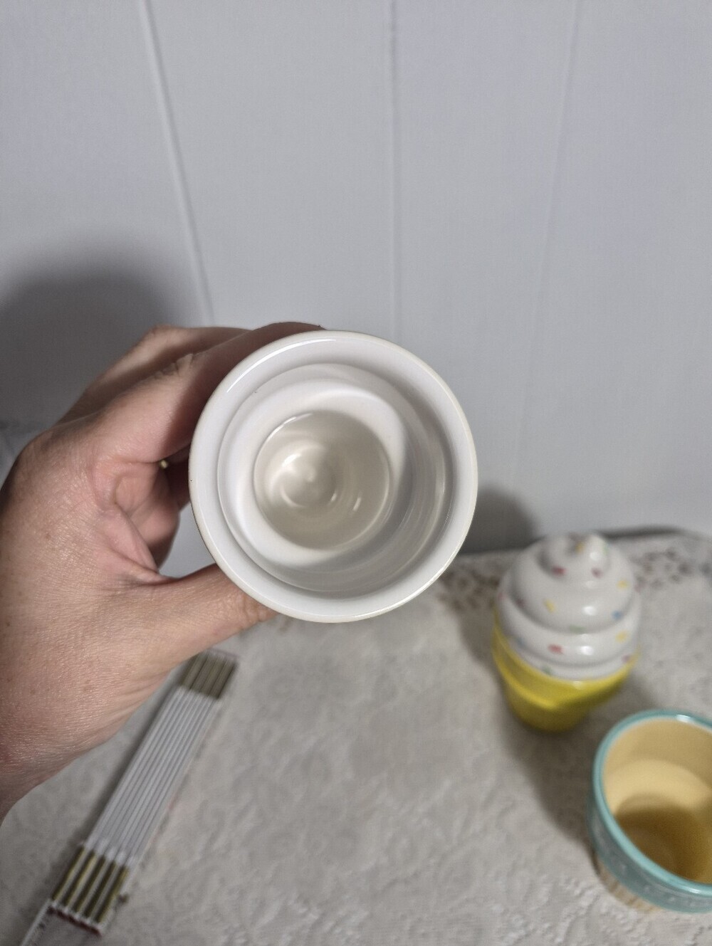 3 Ceramic Ice Cream Cones - Picture 14 of 16